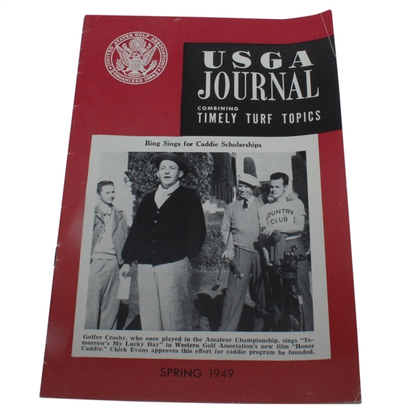 Spring 1949 USGA Journal - Bing Crosby on Cover