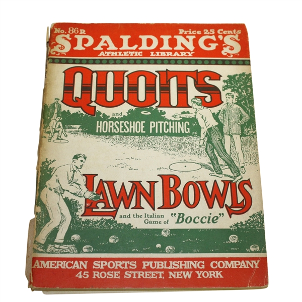 Spalding's Athletic Library No. 86R Booklet