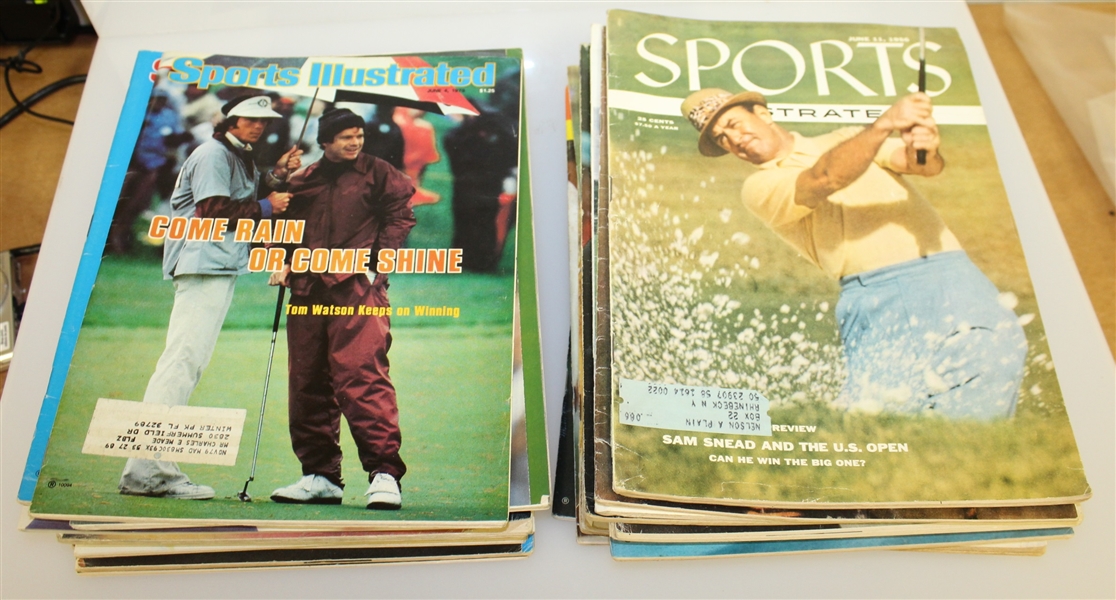 Sports Illustrated Magazines - 34 Assorted