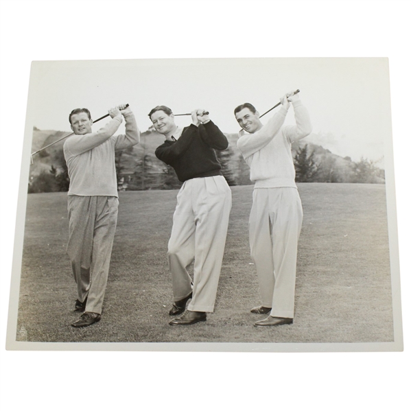 Ben Hogan's Personal Photo with Byron Nelson & Jimmy Thompson