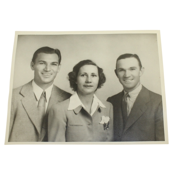 Ben Hogan's Personal Photo of himself with Sister Princess & Brother Royal