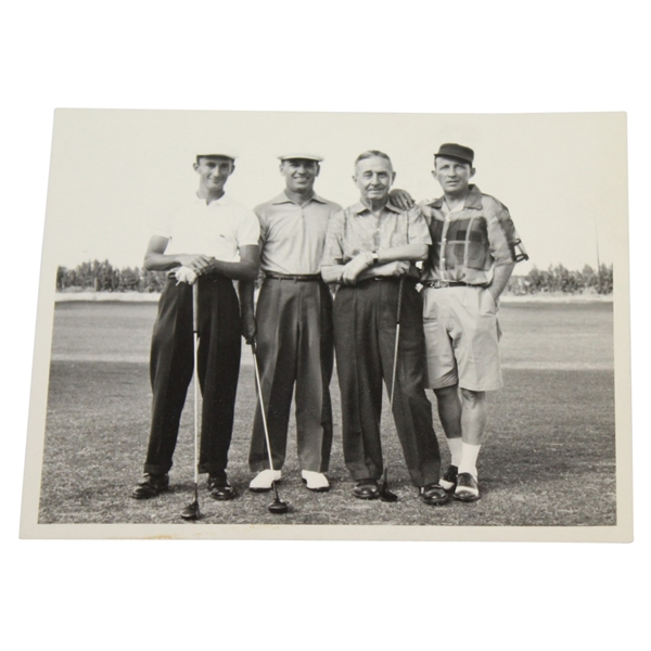 Ben Hogan's Personal Photo with Bing Crosby & Others