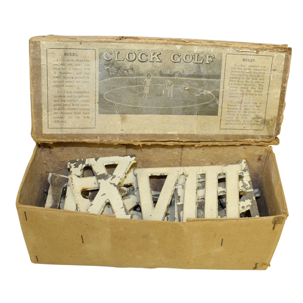Vintage 'Clock Golf' Game with Original Box