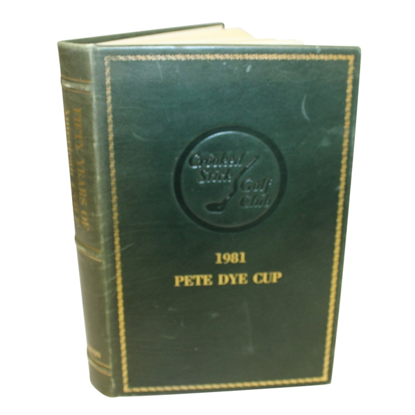 Leather Bound 50 Years of American Golf by H. B. Martin - 1981 Pete Dye Cup