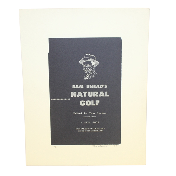 1984 Sam Snead's Natural Golf Ltd Ed #5/50 Lithographs