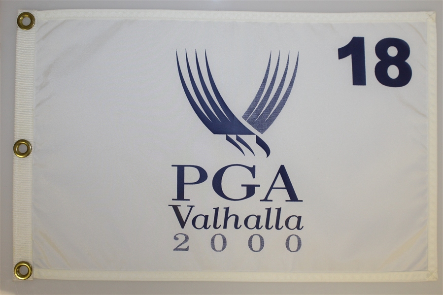 Four 2000 PGA Championship at Valhalla Golf Flags - Tiger Win