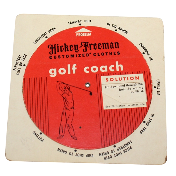 1962 Hickey-Freeman Yardage Golf Swing Coach