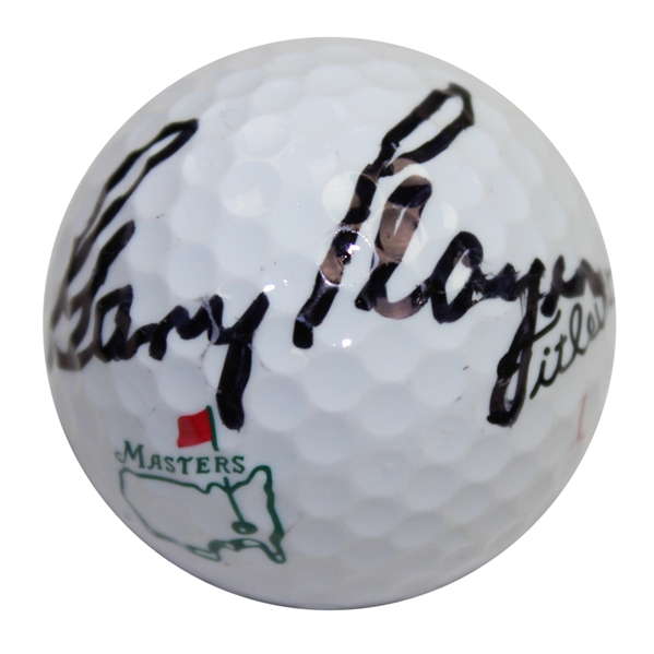 Gary Player Signed Masters Logo Golf Ball JSA ALOA