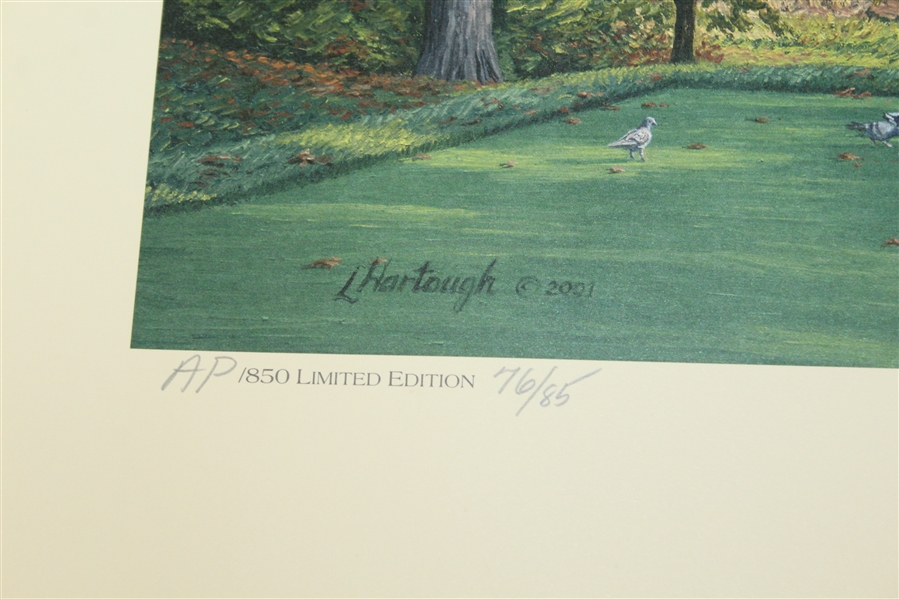 2002 Ltd Ed US Open at Bethpage Black 4th Hole AP Signed by Artist Linda Hartough 76/85 with COA
