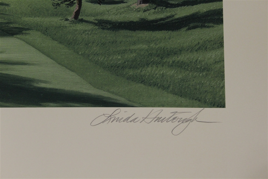 1998 Ltd Ed US Open at The Olympic Club 18th Hole AP Signed by Artist Linda Hartough 77/85 with COA