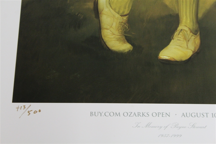 Payne Stewart 2000 Ozarks Open Ltd Ed Memorial Print Signed by Artist #413/500