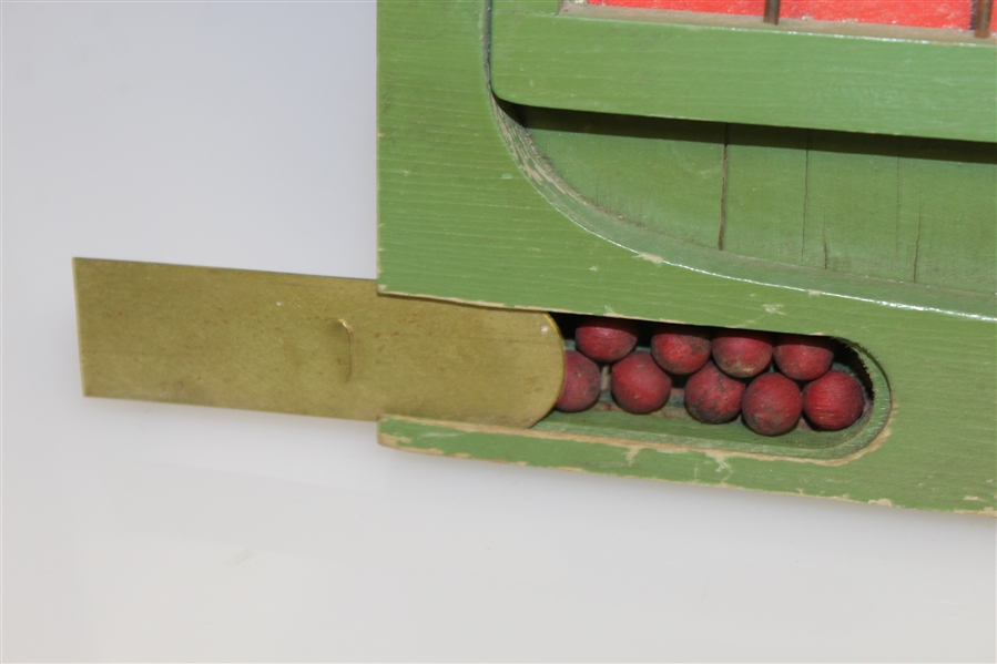 Vintage 1932 Cuckoo Golf Wooden Pinball Game with Original Pinballs
