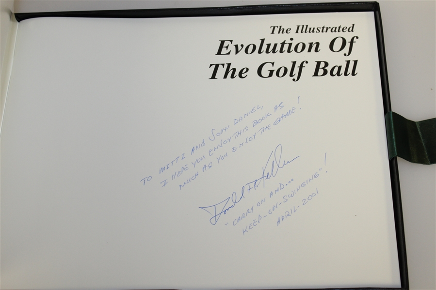 The Illustrated Evolution of the Golf Ball Personal Special Edition Copy