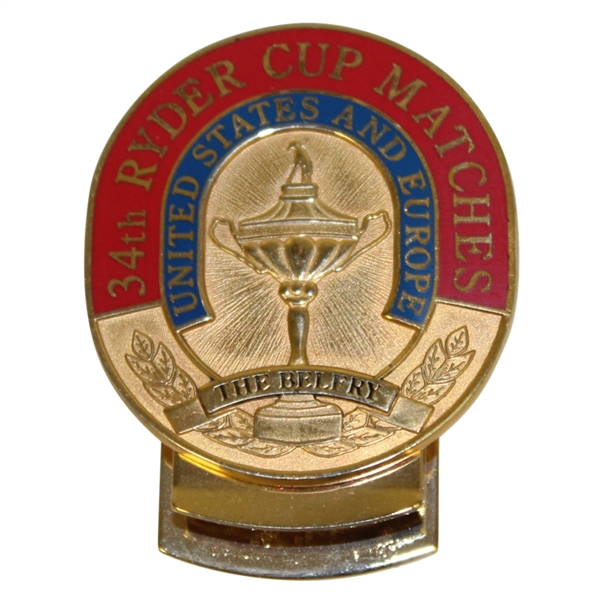 Deane Beman's 1989 The Ryder Cup at The Belfry United States & Europe Money Clip