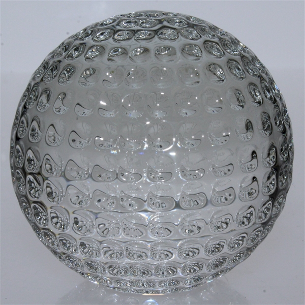 Augusta National Golf Club Tiffany and Co. Undated Crystal Golf Ball in Original Tiffany Box
