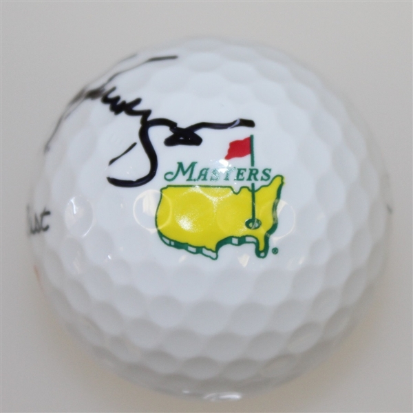 Padraig Harrington Signed Masters Logo Golf Ball JSA ALOA