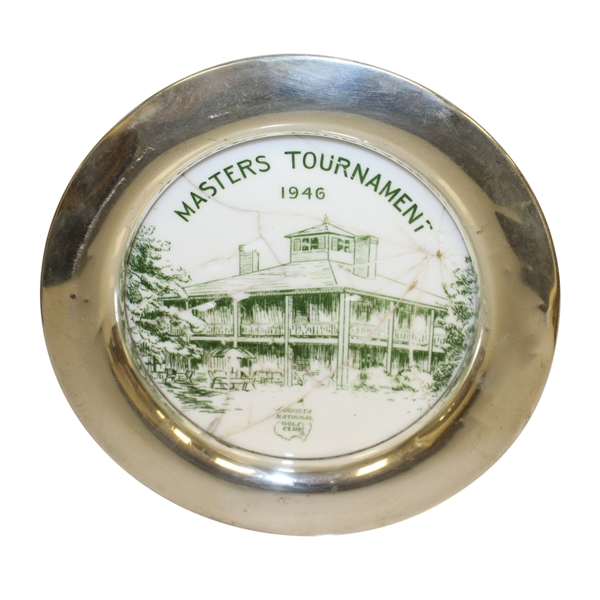 1946 Masters Tournament Contestant Plate - First Contestants Gift - Highly Collectible