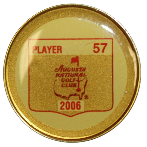 2006 Masters Tournament Players Badge #57 - Peter Lonard