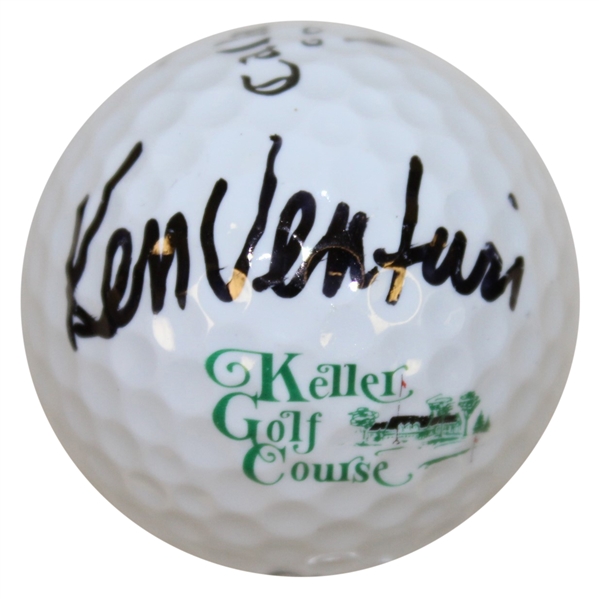 Ken Venturi Signed Keller Golf Course Logo Golf Ball JSA ALOA