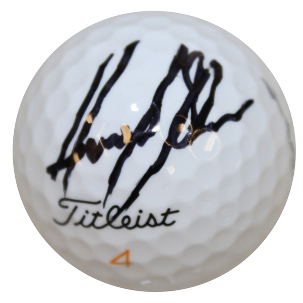 Henrik Stenson Signed Masters Logo Golf Ball PSA/DNA #AD49342
