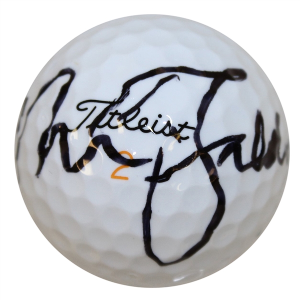 Nick Faldo Signed Masters Logo Golf Ball JSA #T66101