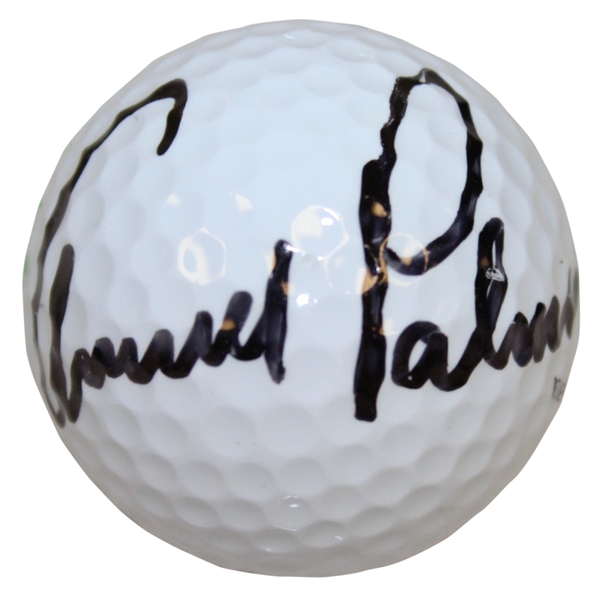 Arnold Palmer Signed Older Masters Logo Golf Ball JSA ALOA