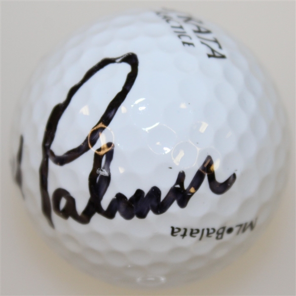 Arnold Palmer Signed Older Masters Logo Golf Ball JSA ALOA