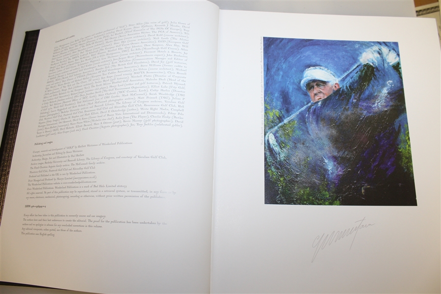 Deluxe 'Golf: The Bible of Golf' by Paul Skellett & Simon Weitzman