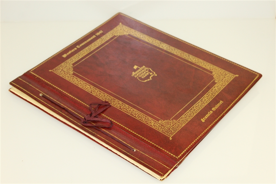Francis Ouimet's Personal 1947 Masters Tournament Players Gift - Scrapbook