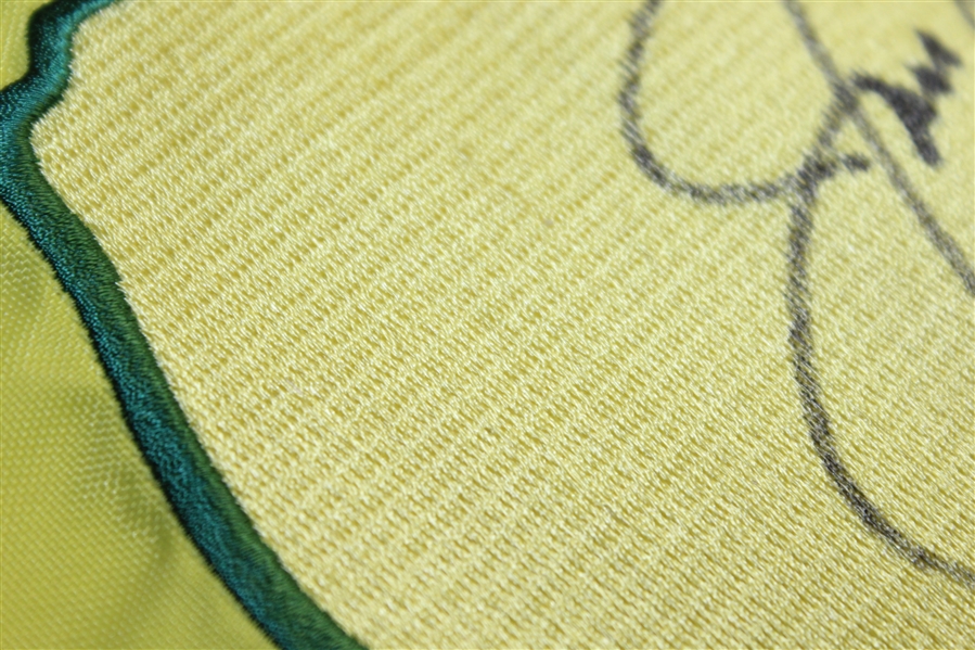 Jack Nicklaus Signed 1997 Masters Embroidered Flag - Scarce JSA ALOA