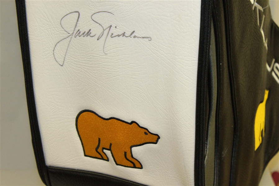 Jack Nicklaus Signed 'Nicklaus Golden Bear' Full Size Golf Bag JSA ALOA