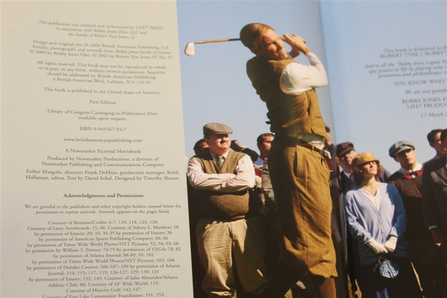 Bobby Jones - Stroke of Genius 'The Movie & The Man' Golf Book