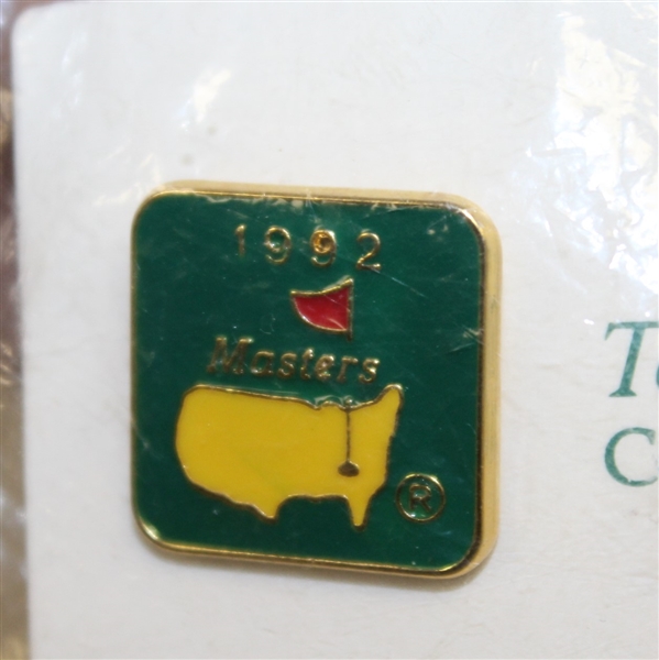 1992 Masters Tournament Unopened Mint Commemorative Pin - First Year Issued