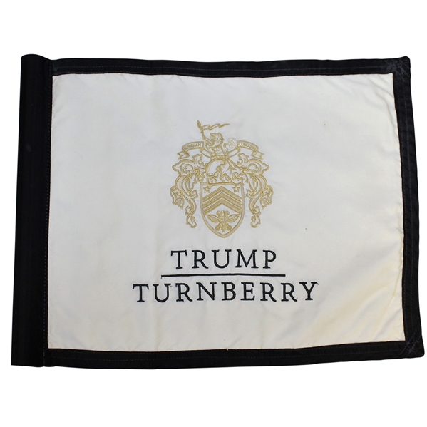 Trump Turnberry Embroidered Course Flown Flag