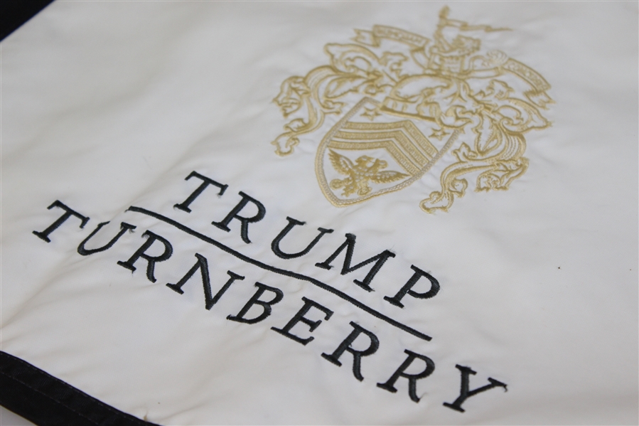 Trump Turnberry Embroidered Course Flown Flag