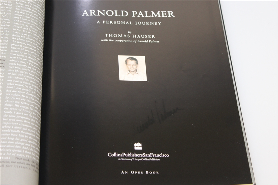Arnold Palmer Signed 'Arnold Palmer: A Personal Journey' Book JSA ALOA