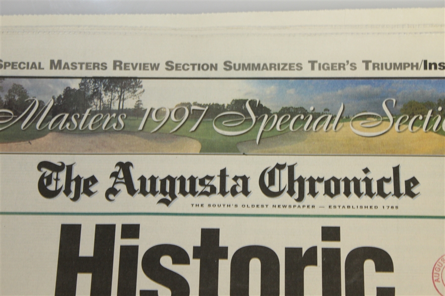 April 14, 1997 Augusta Chronicle Full Newspaper - Woods launches new era