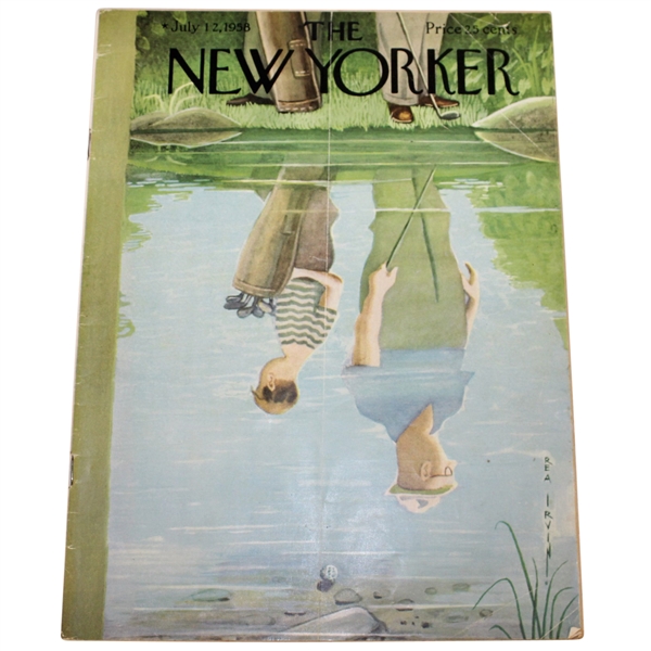 The New Yorker July 12, 1958 Magazine with Rea Irvin Golf Themed Cover