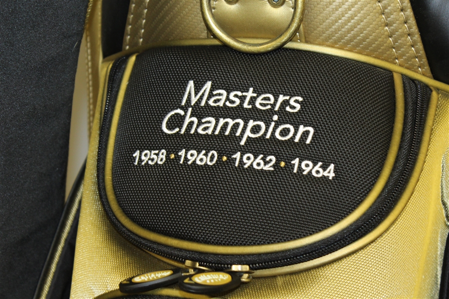 Arnold Palmer Signed '50th Appearance at The Masters' Commemorative Golf Bag JSA ALOA