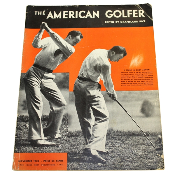 Ben Hogan's Personal Copy of 'The American Golfer' - November 1933