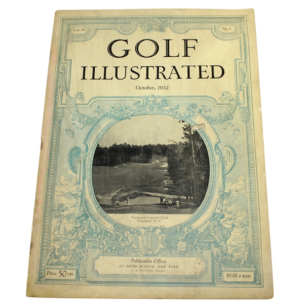 Ben Hogan's Personal Copy of 'Golf Illustrated' - October 1932