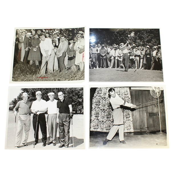 Ben Hogan's Personal Photos - Setup Out of Rough, Swing Training, Foursome & Post Swing, 
