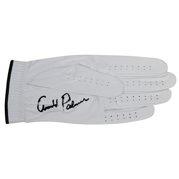 Arnold Palmer Signed Masters Logo Golf Glove FULL JSA #Y52700