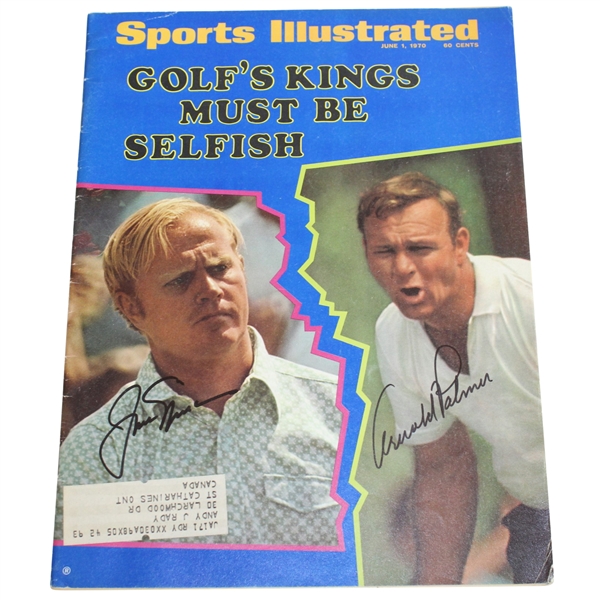 Arnold Palmer & Jack Nicklaus Signed June 1, 1970 Sports Illustrated FULL JSA #X69530