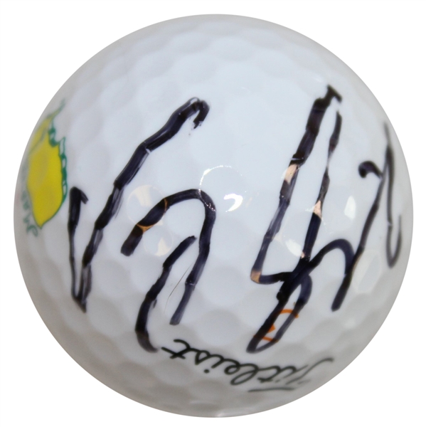 Vijay Singh Signed Masters Logo Golf Ball JSA ALOA