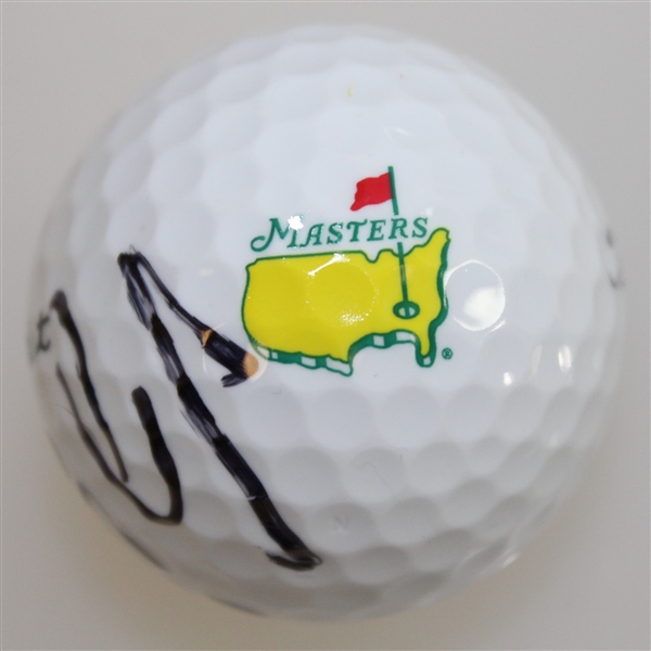 Vijay Singh Signed Masters Logo Golf Ball JSA ALOA