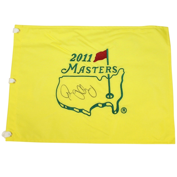 Rory McIlroy Signed 2011 Masters Embroidered Flag PSA/DNA #Y04172