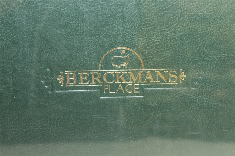 Augusta National Golf Club Berckmans Place Book with Deluxe Box/Slipcase