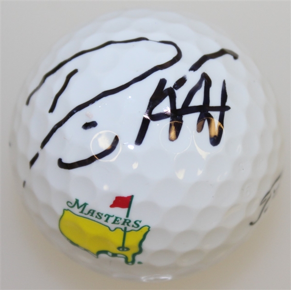 Danny Willett Signed Masters Logo Golf Ball JSA ALOA