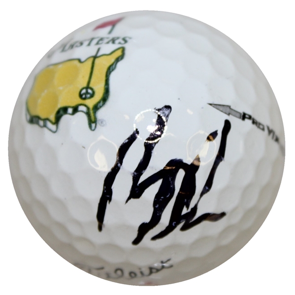 2018 Masters Champ Patrick Reed Signed Masters Logo Golf Ball JSA #U86887